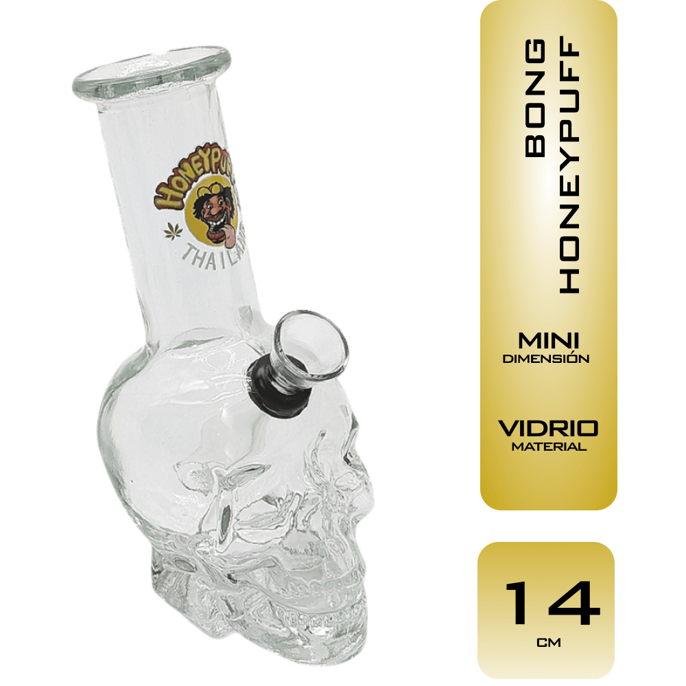 Mini bong Honeypuff Skull
