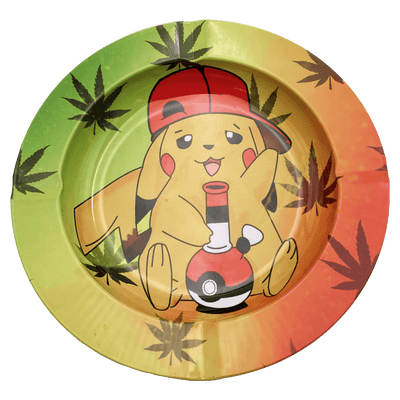 Cenicero Pikachu Circular Metálico