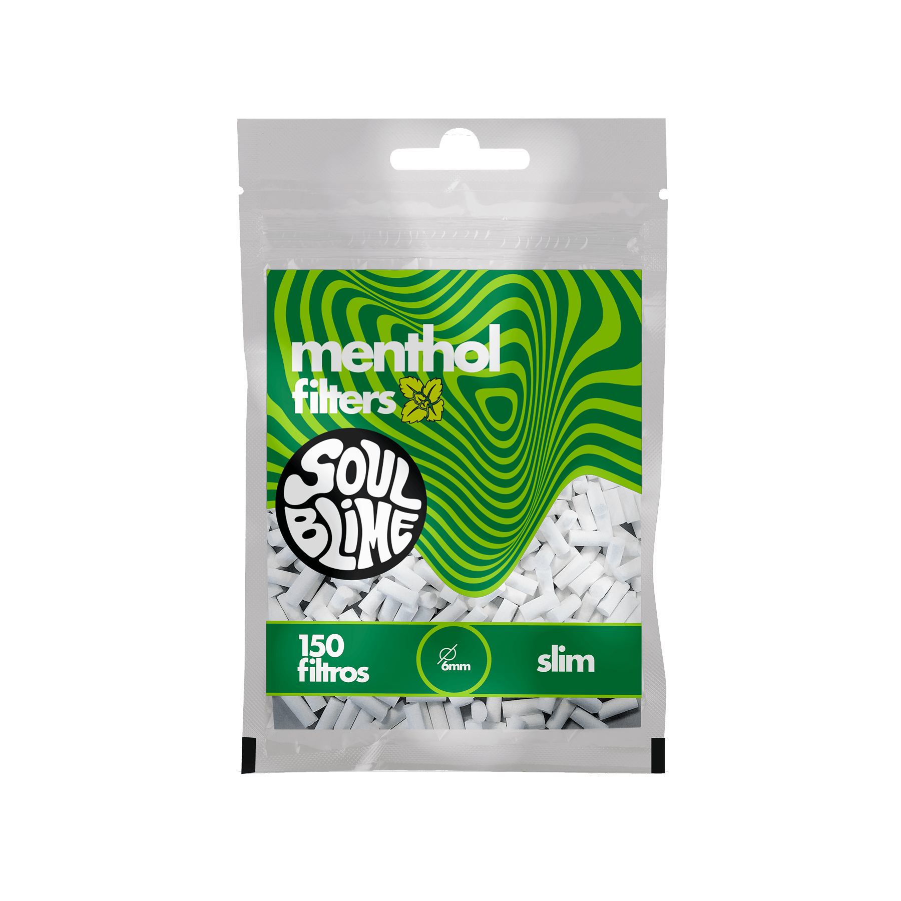 Filtro Saborizado Soulblime Slim de algodón x 150 u