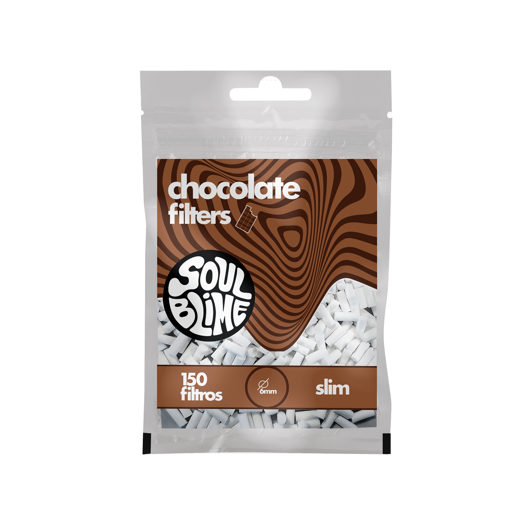 Filtro Saborizado Soulblime Slim de algodón x 150 u