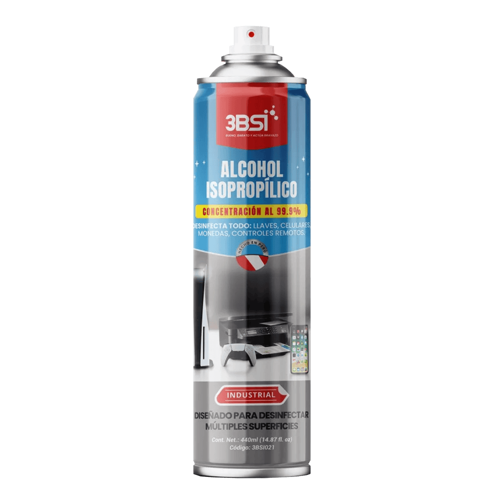 Alcohol Isopropílico 440 ml 99.99% Extra Puro