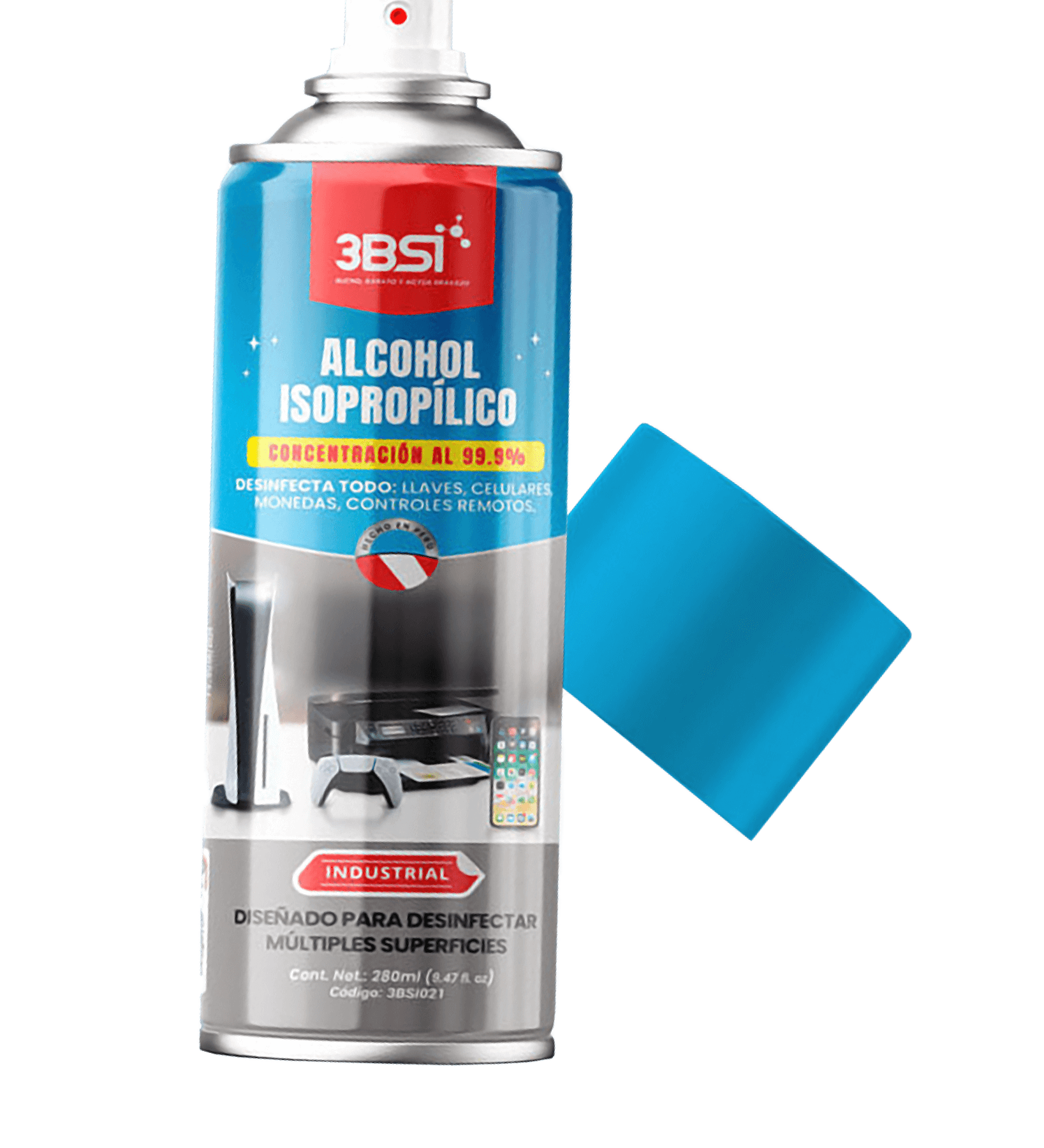 Alcohol Isopropílico 440 ml 99.99% Extra Puro