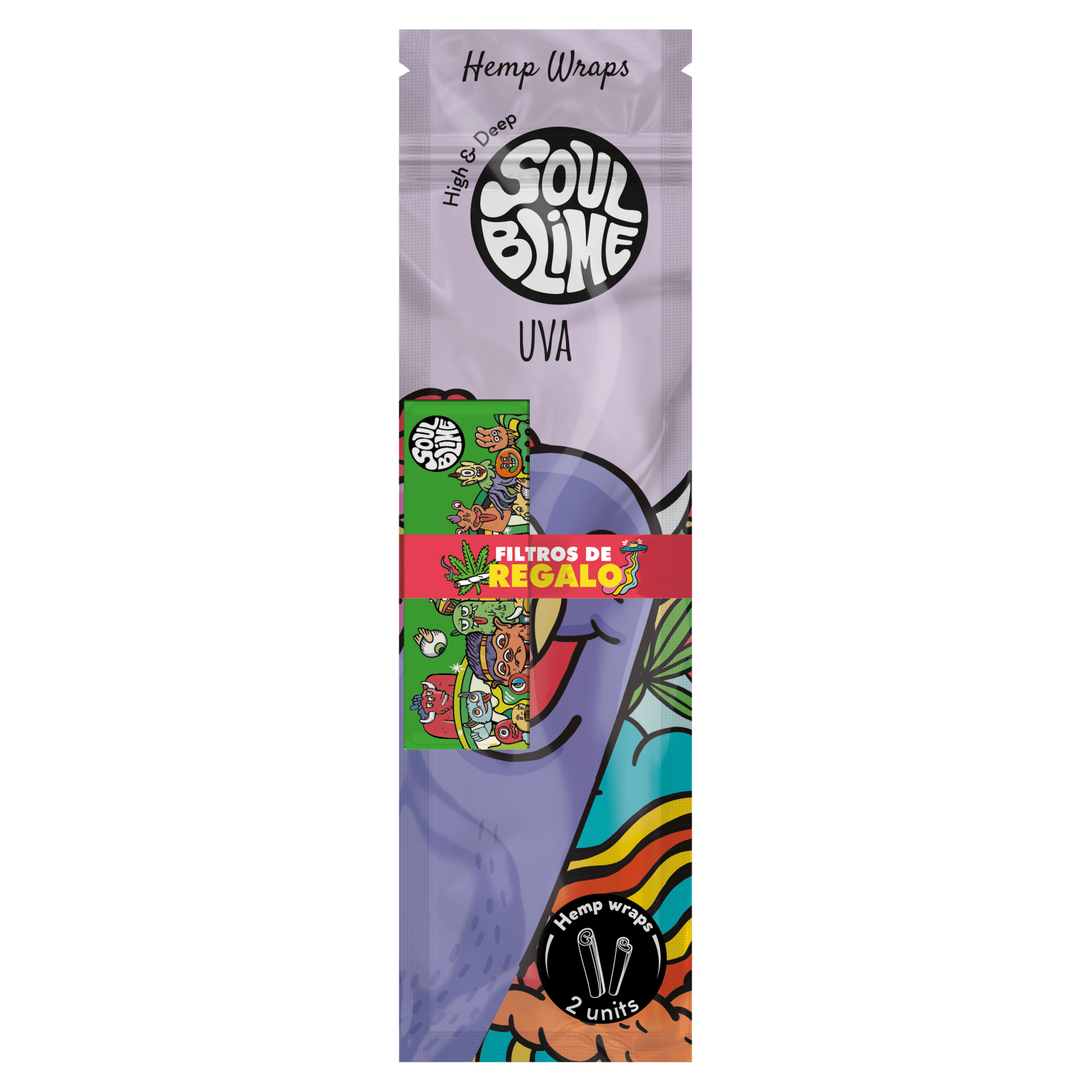 Blunt Hemp Wraps Soulblime Sabores Frutales