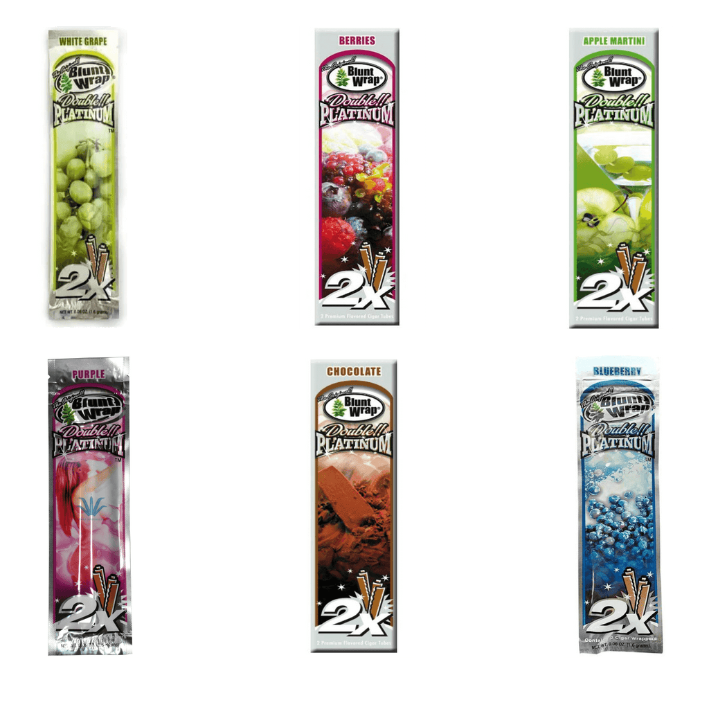 Blunt Wrap Double Platinum  x2 sabores variados
