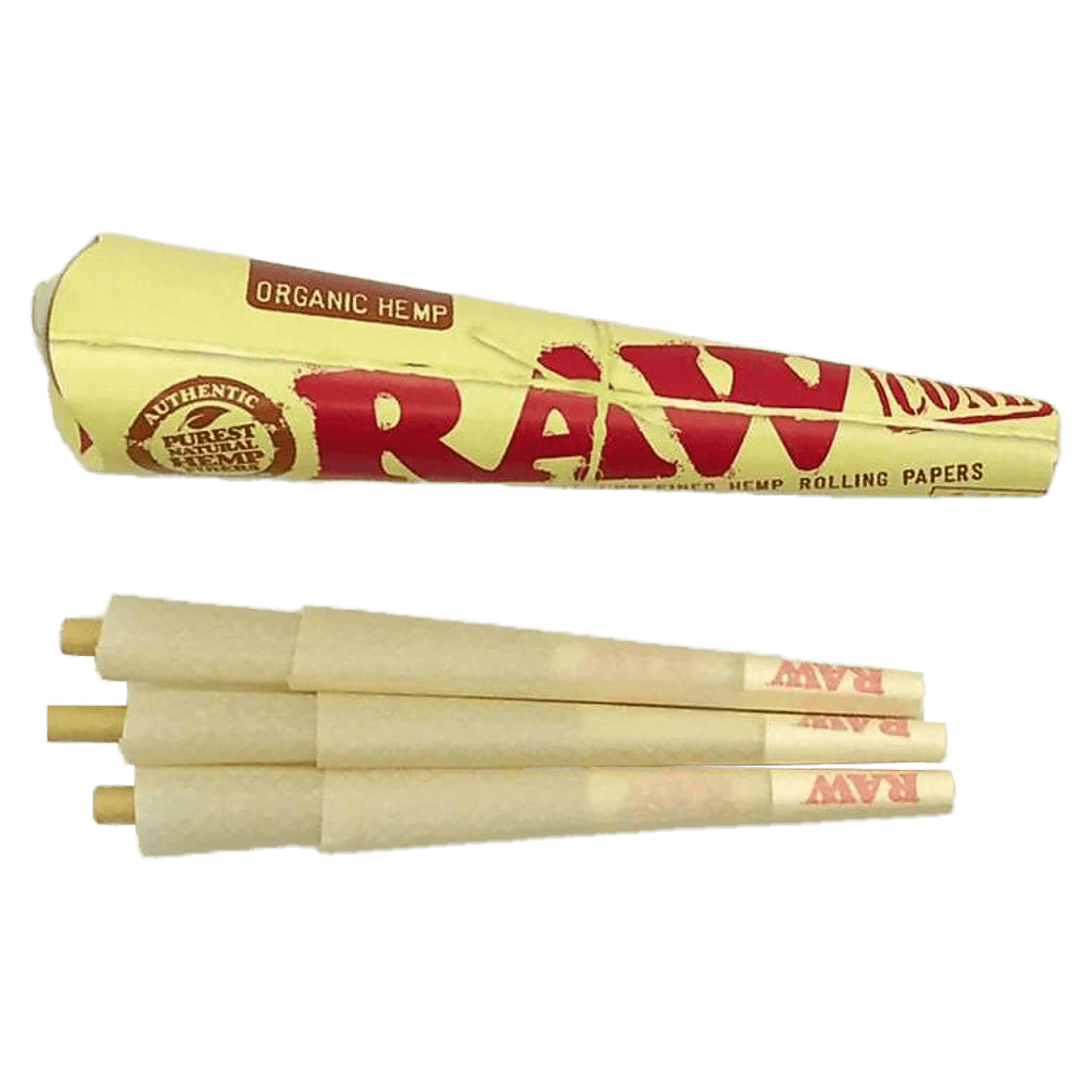 Papelillo Raw Orgánico Cono 1 1/4 x6