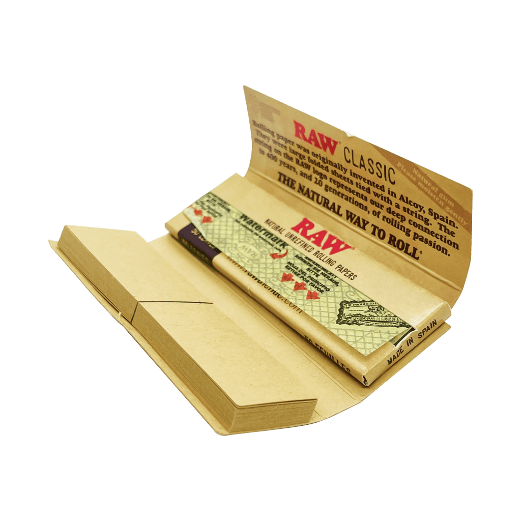 Papelillo y Tips Connoisseur Classic Raw 1 1/4