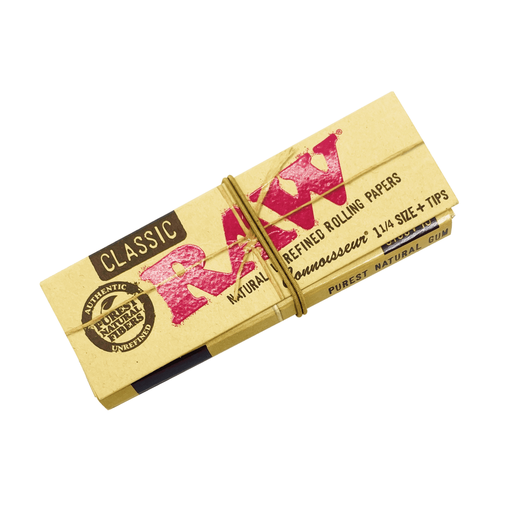 Papelillo y Tips Connoisseur Classic Raw 1 1/4