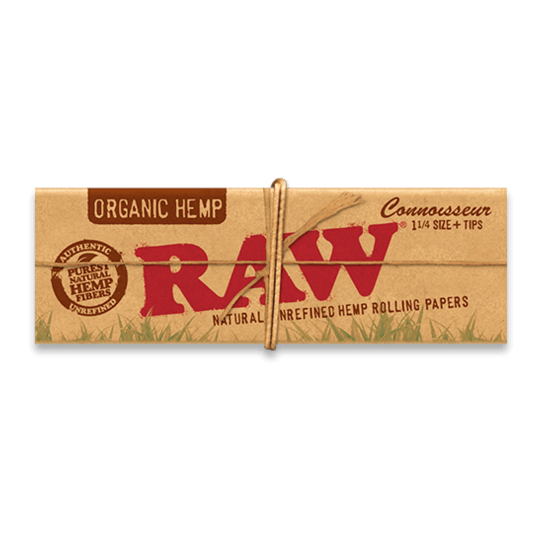 Papelillo y tips Connoisseur Organic Raw 1 1/4