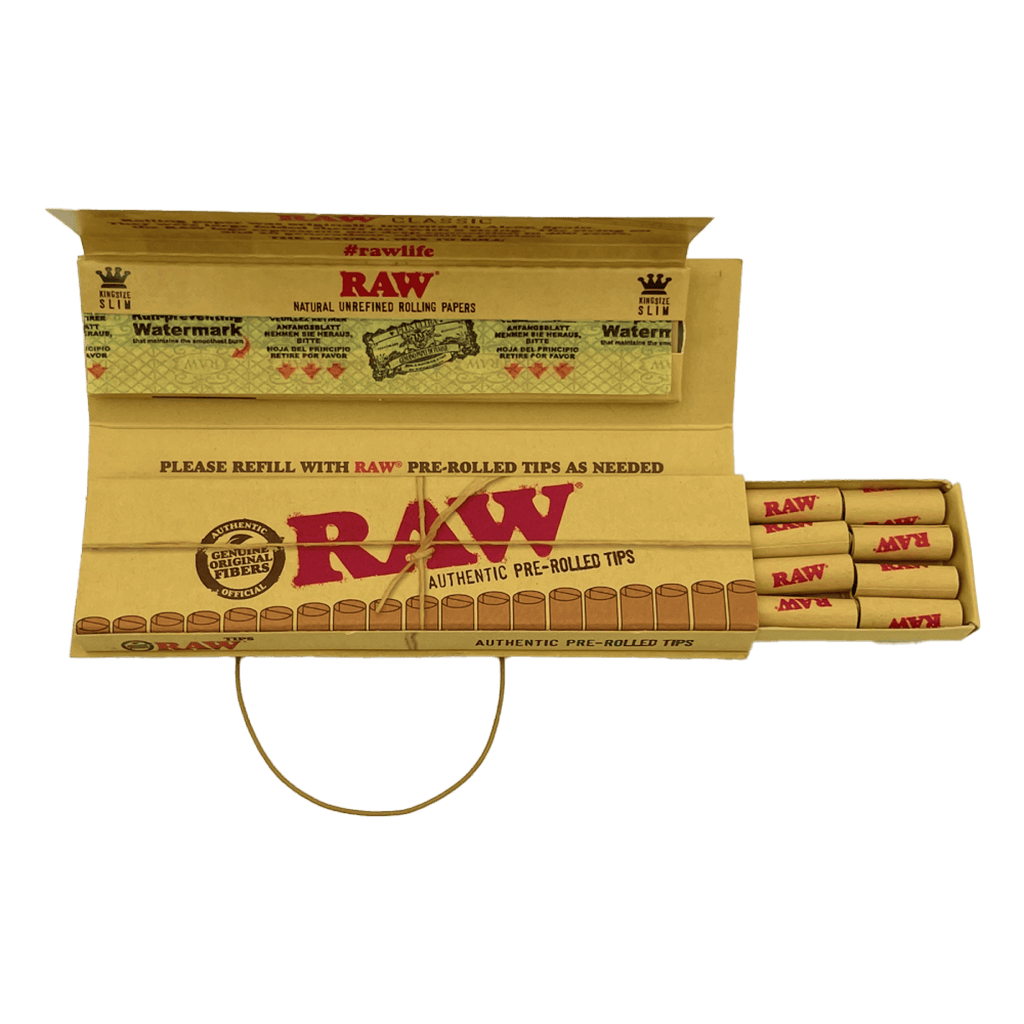 Papelillo y Tips Pre-rolled King Size Connoisseur Classic  Raw  1 1/4