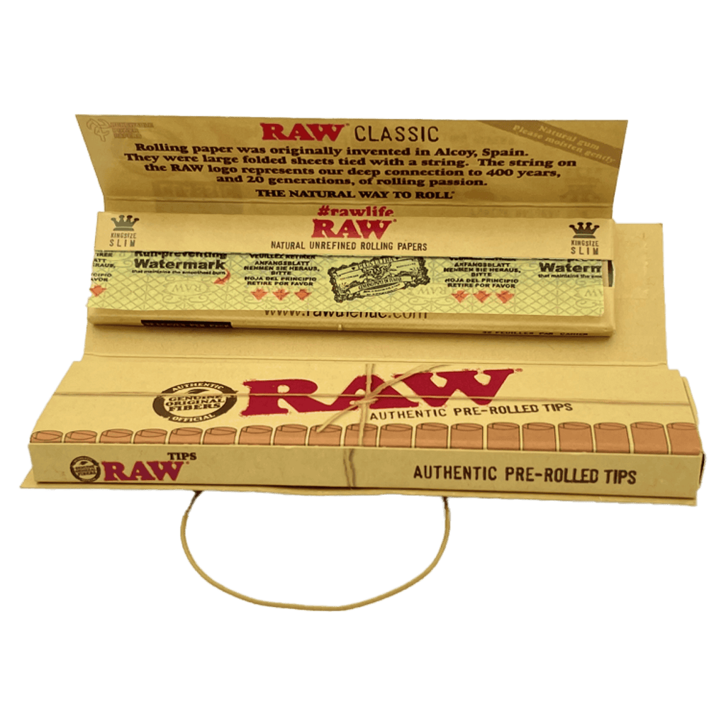 Papelillo y Tips Pre-rolled King Size Connoisseur Classic  Raw  1 1/4