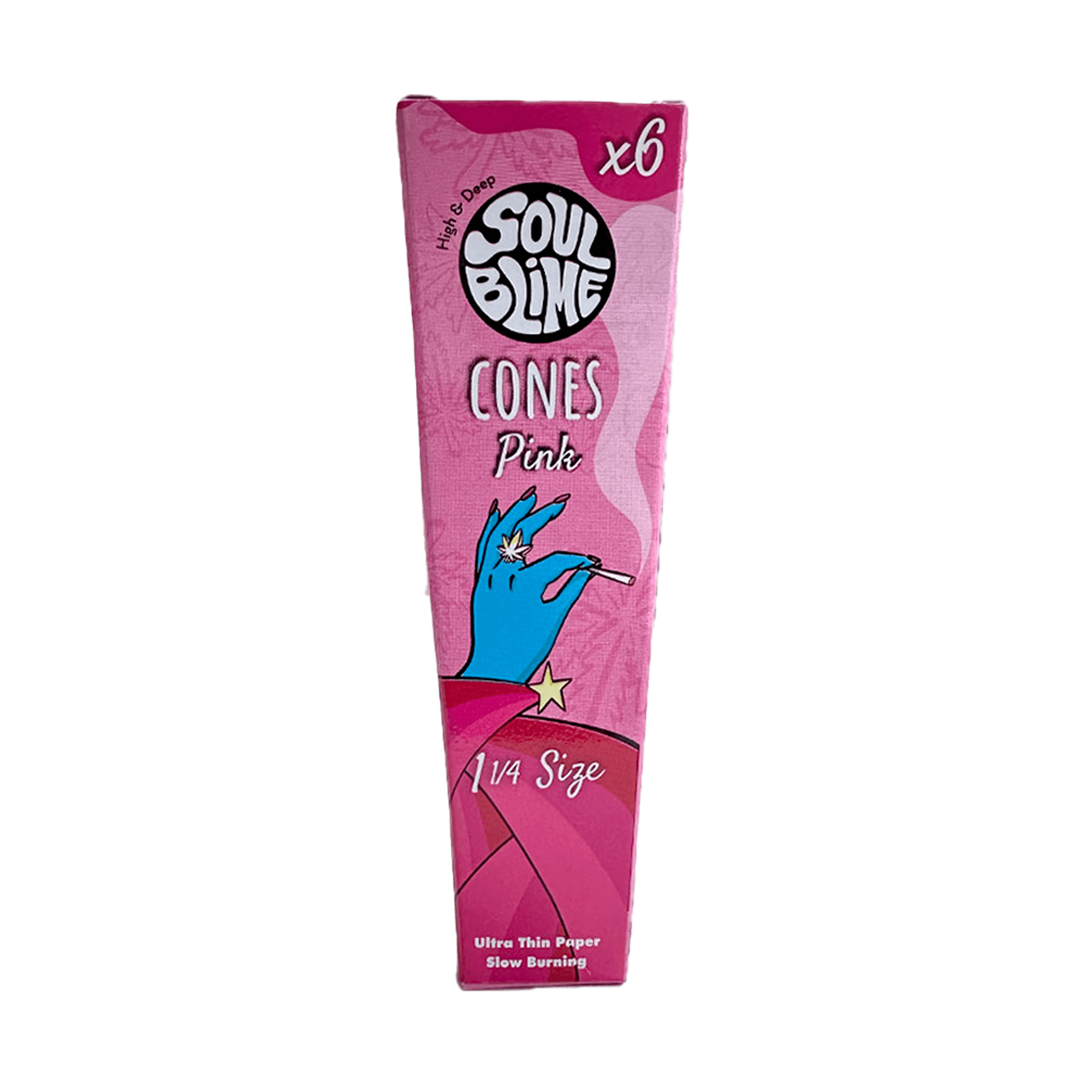 Conos Pink Pre Enrolados Soulblime 1 1/4 x 6u
