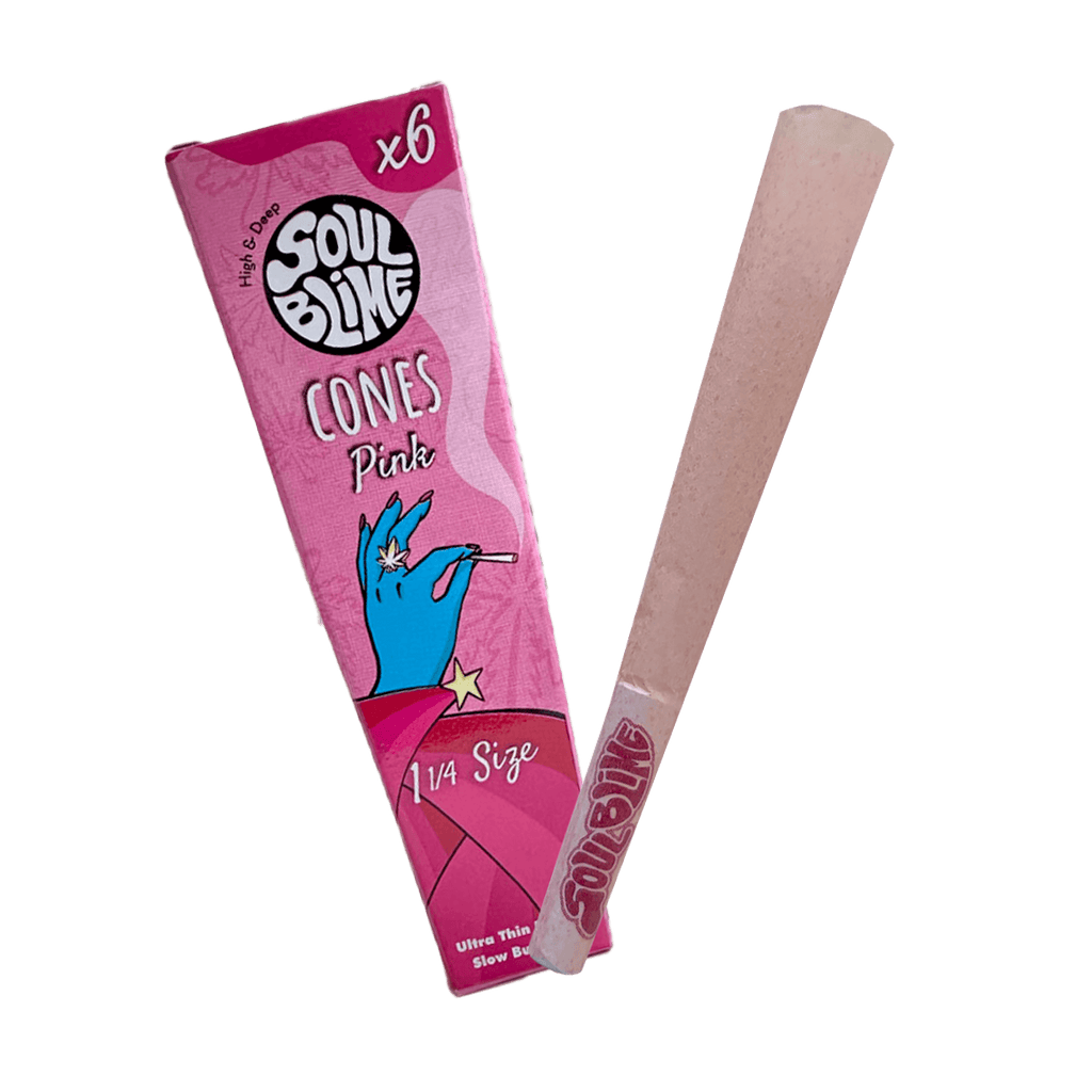Conos Pink Pre Enrolados Soulblime 1 1/4 x 6u