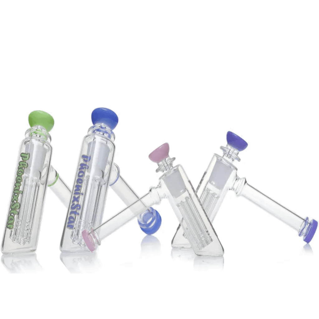 Pipa Bubbler Martillo Percolador Borosilicato Phoenix Star