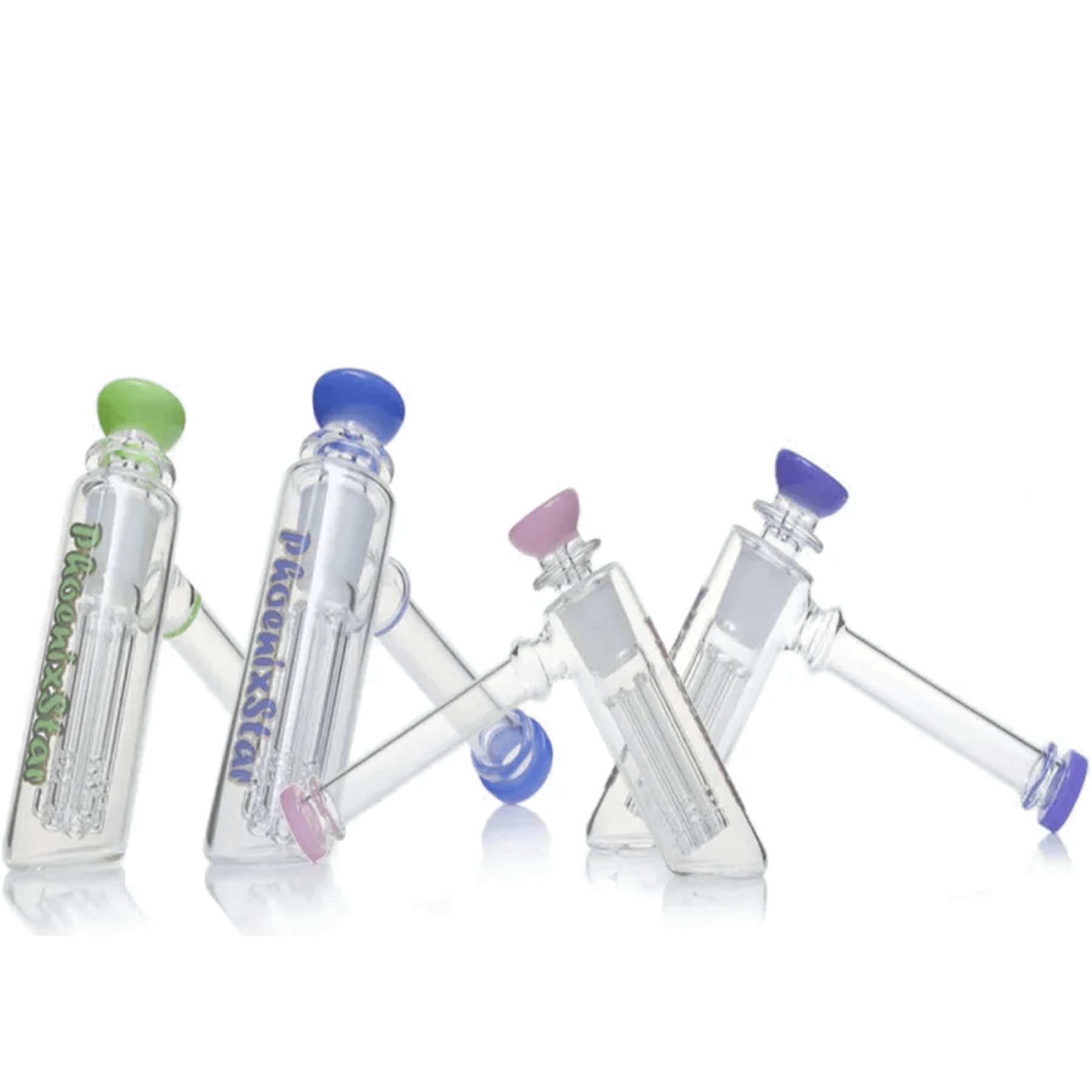 Pipa Bubbler Martillo Percolador Borosilicato Phoenix Star